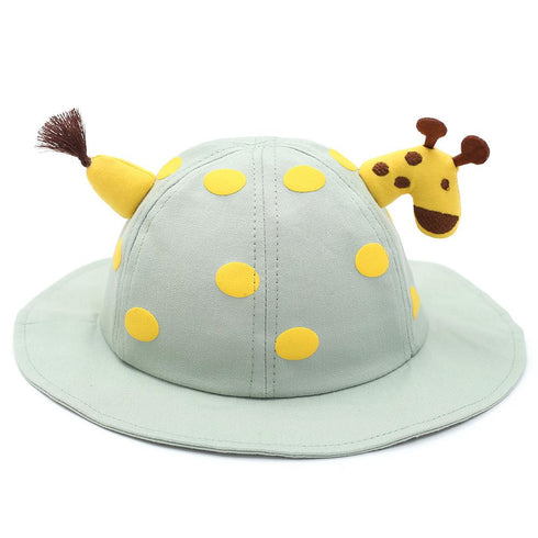 Children's fawn cartoon sunscreen hat, Circumference 19-21 in